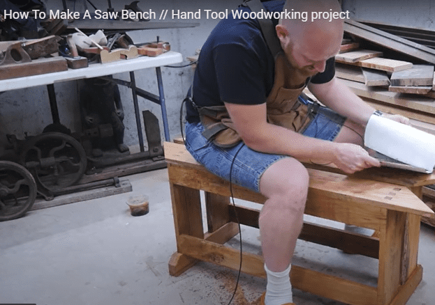 how to make a saw bench