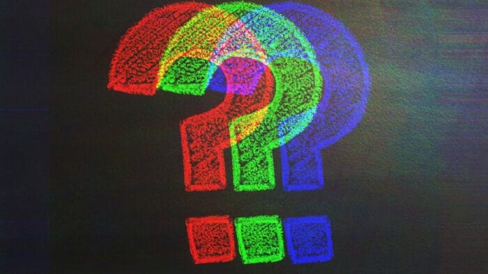 question mark graphic