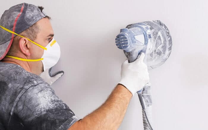 how to sand drywall without dust