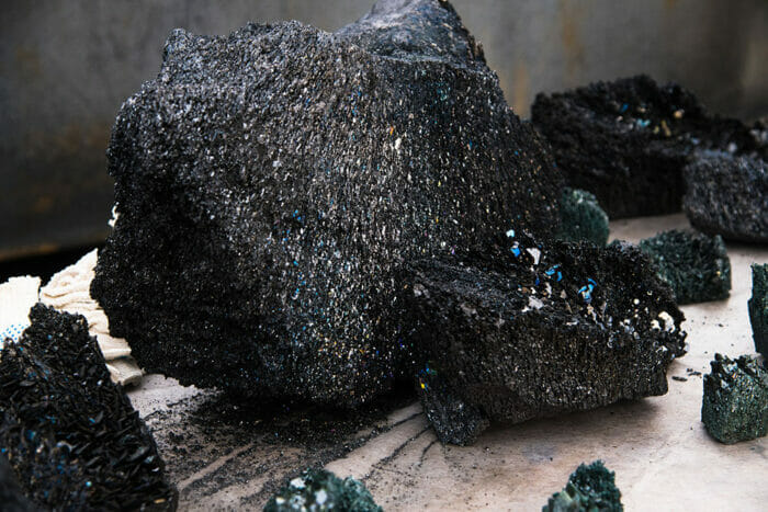 silicon carbide - one of the materials used for sandpaper